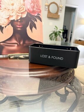 Black Magnetic Catchall Tray